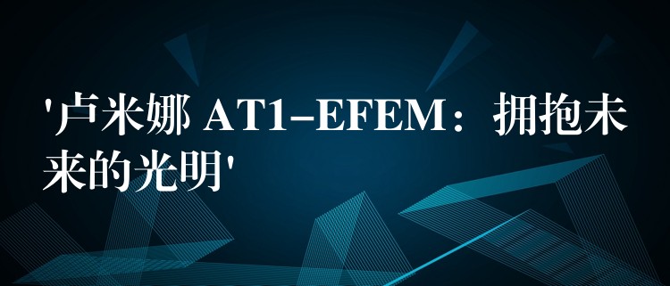 ‘盧米娜 AT1-EFEM：擁抱未來的光明’