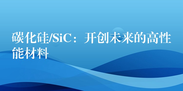 碳化硅/SiC：開創未來的高性能材料