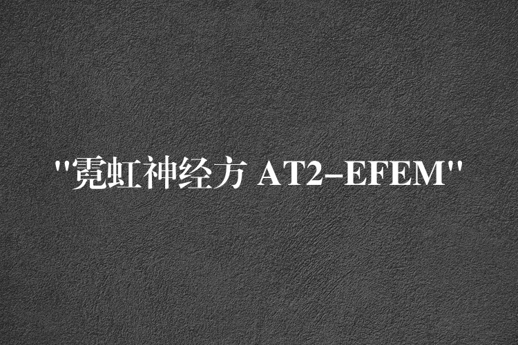 “霓虹神經方 AT2-EFEM”